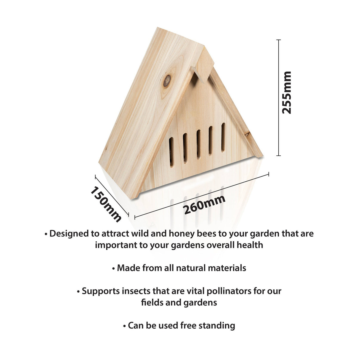St Helens Home and Garden Wood Butterfly House_Bird Boxes & Insect Houses