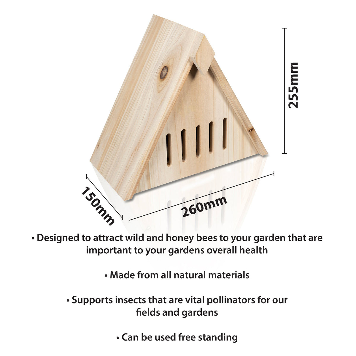 St Helens Home and Garden Wood Butterfly House_Bird Boxes & Insect Houses