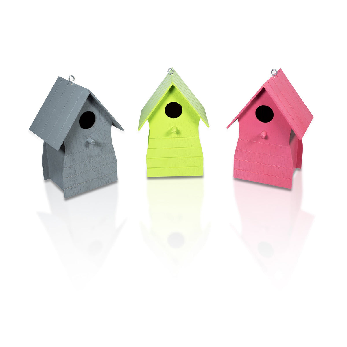 St Helens Home and Garden Bird House Set of 3_Bird Boxes & Insect Houses