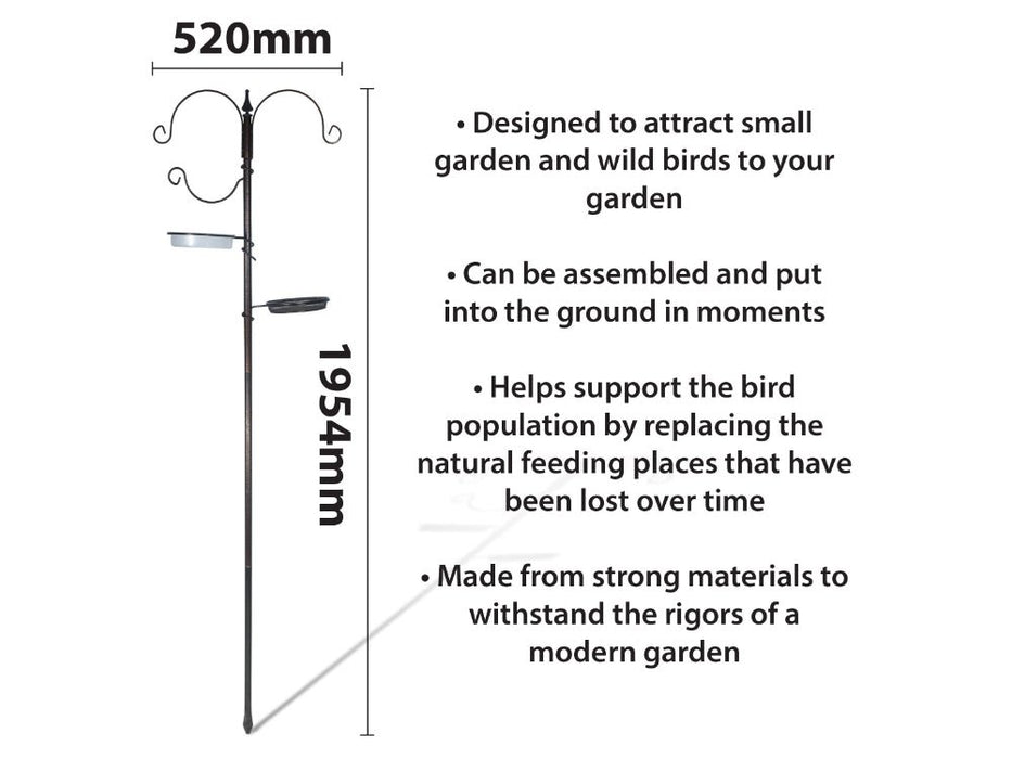 St Helens Bird Care Station With Feeder and Bath_Bird Feeders
