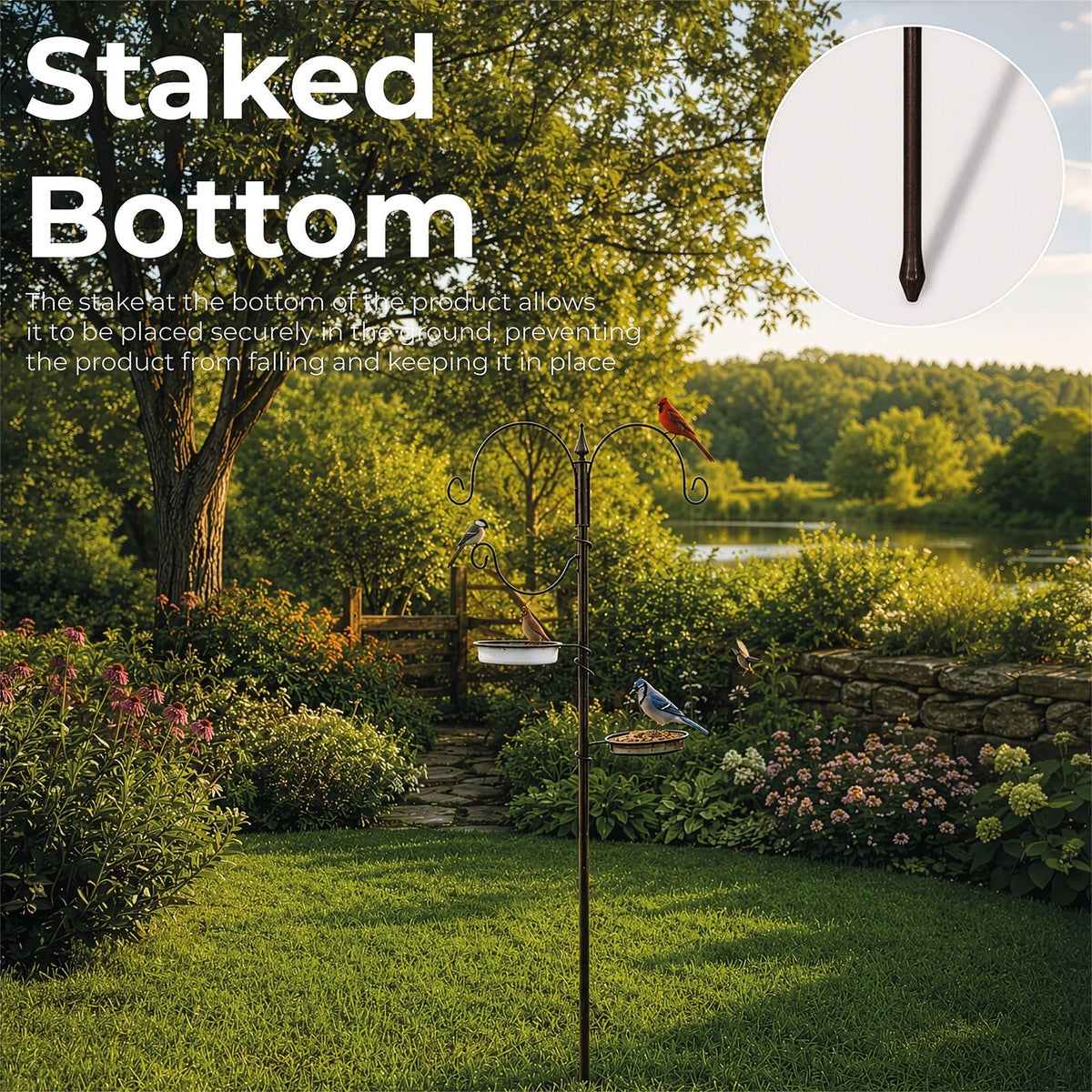 St Helens Bird Care Station With Feeder and Bath_Bird Feeders