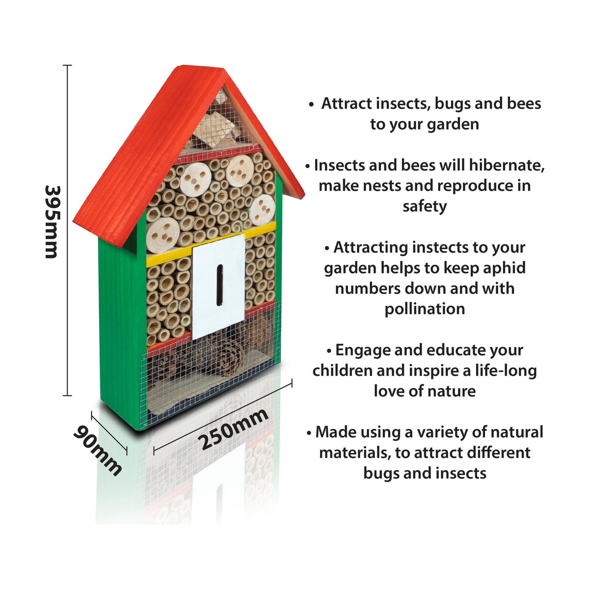 Wooden Bug and Bee Hotel_Bird Boxes & Insect Houses