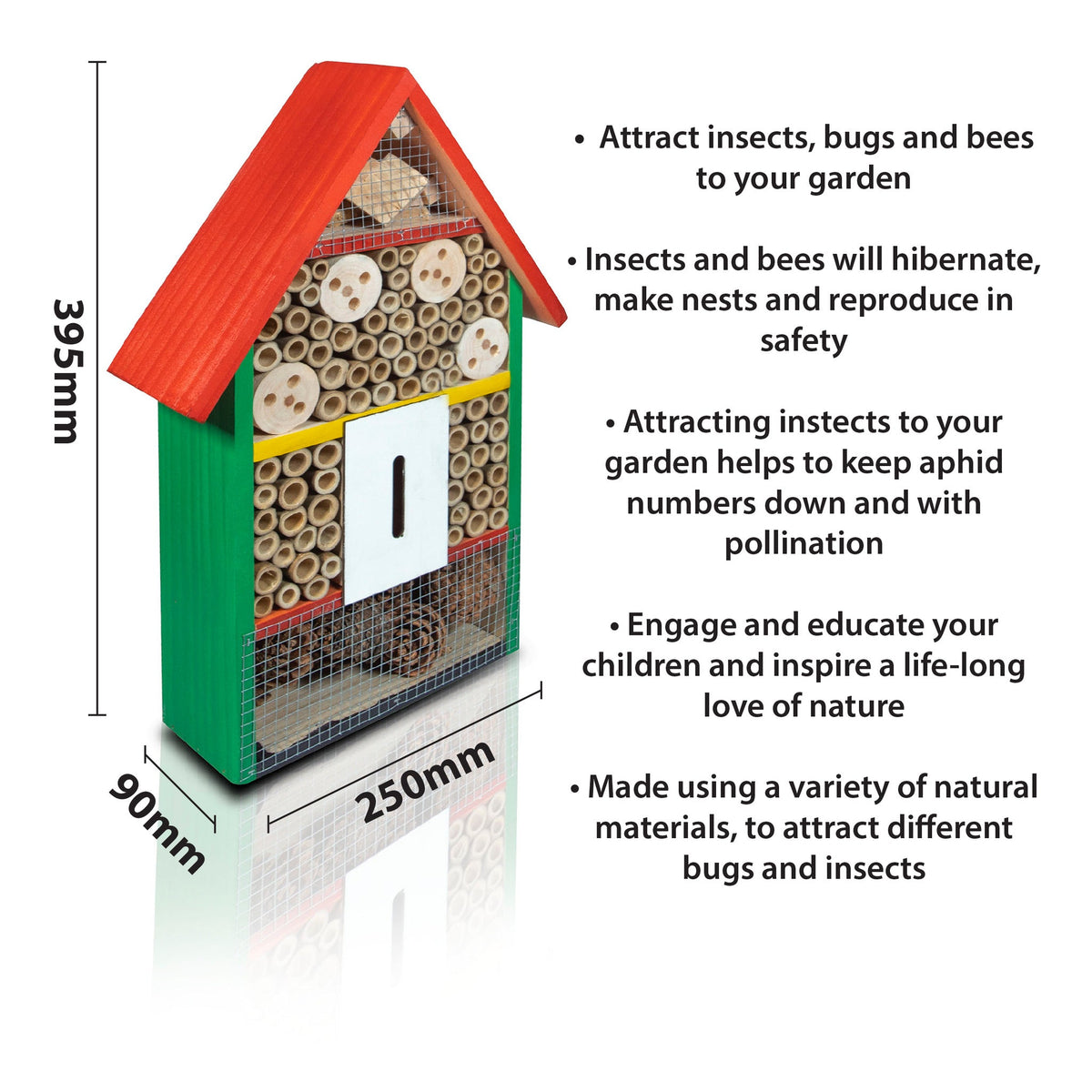 Wooden Bug and Bee Hotel_Bird Boxes & Insect Houses