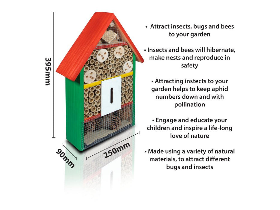 Wooden Bug and Bee Hotel_Bird Boxes & Insect Houses