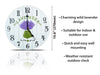 Lavender Design Outdoor/Indoor Wall Clock_Clocks
