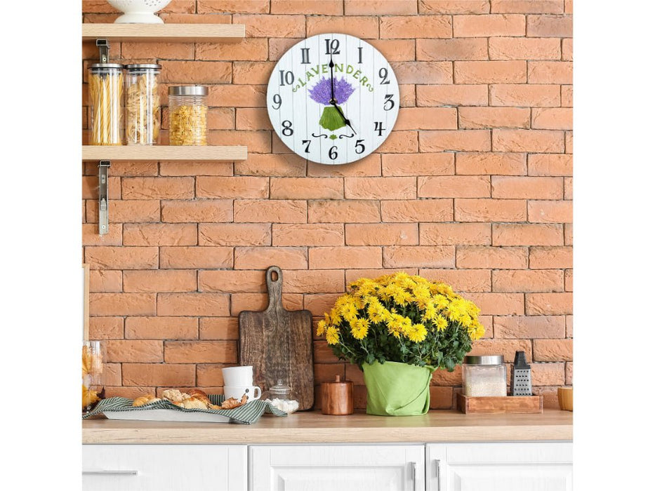 Lavender Design Outdoor/Indoor Wall Clock_Clocks