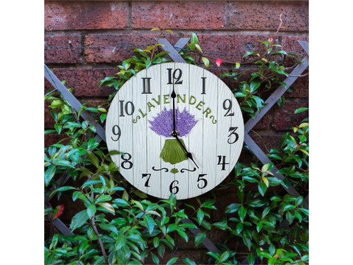 Lavender Design Outdoor/Indoor Wall Clock_Clocks