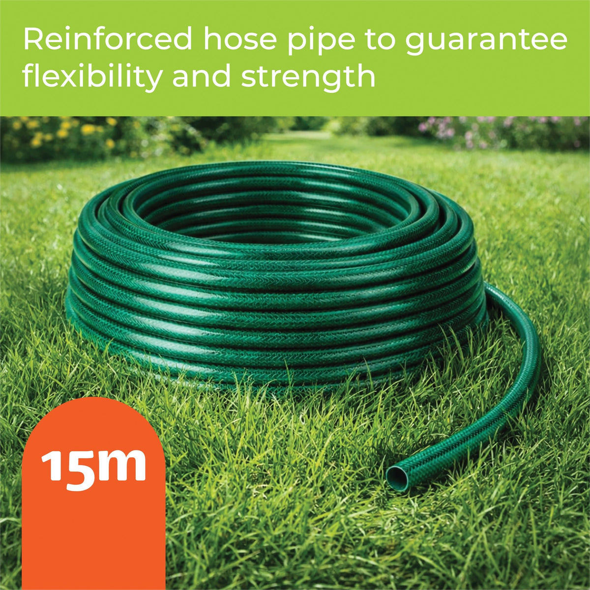 Garden Hose Pipe with Spray Gun & Connector Set_Hoses & Accessories