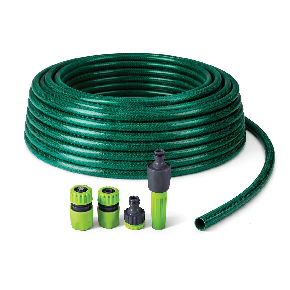 Garden Hose Pipe with Spray Gun & Connector Set_Hoses & Accessories