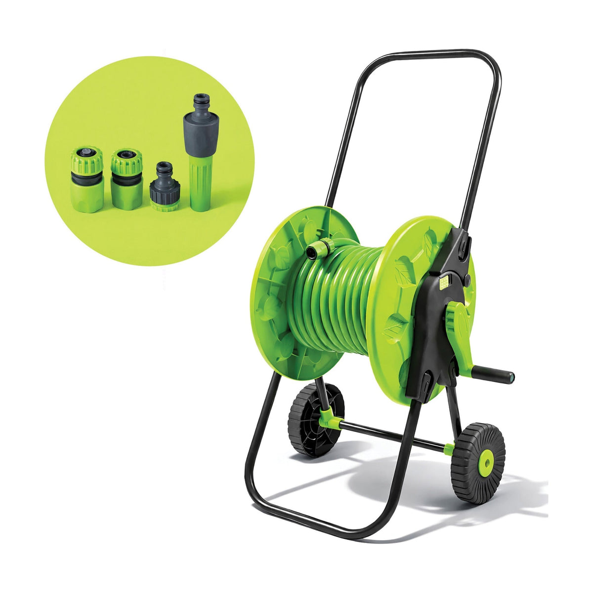 Wheeled Garden Hose Cart_Hoses & Accessories
