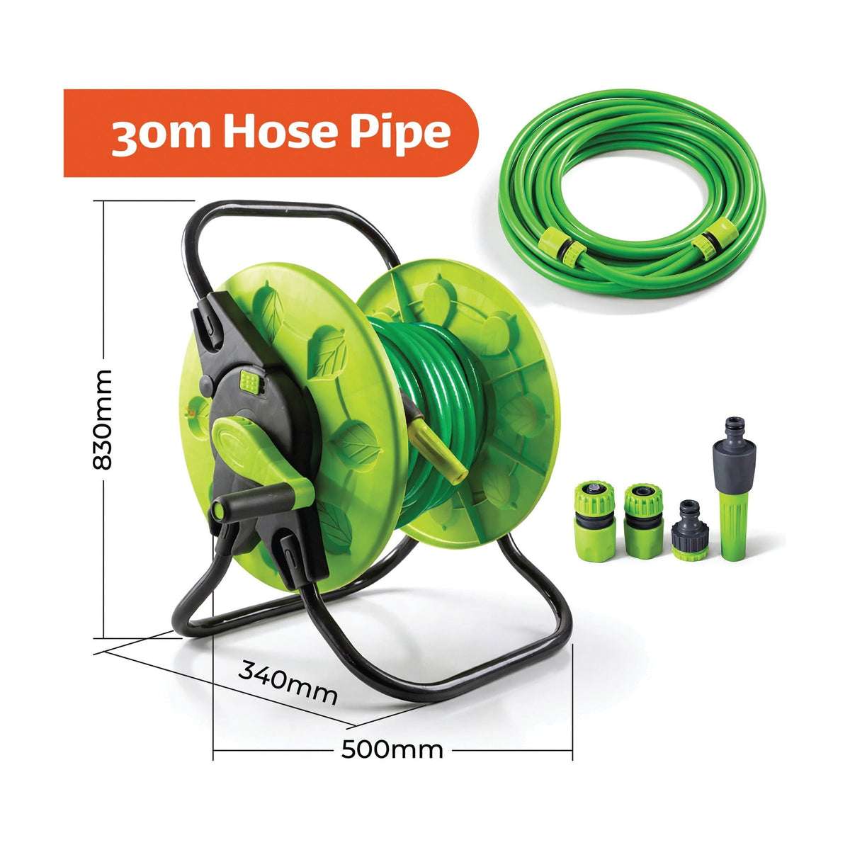 Garden Hose Cart with Hose_Hoses & Accessories