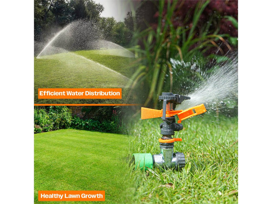 Impulse/Impact Sprinkler with Ground Spike_Hoses & Accessories