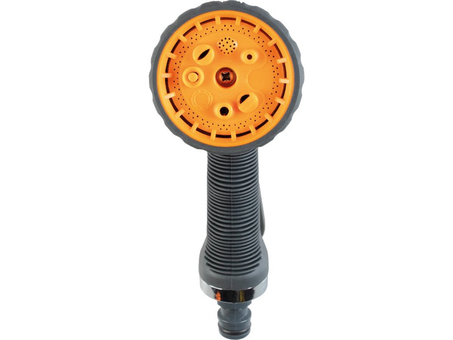 Garden Hose Chrome Spray Gun Head with Fixing Kit_Hoses & Accessories