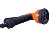 Garden Hose Orange Spray Gun Head with Fixing Kit_Hoses & Accessories
