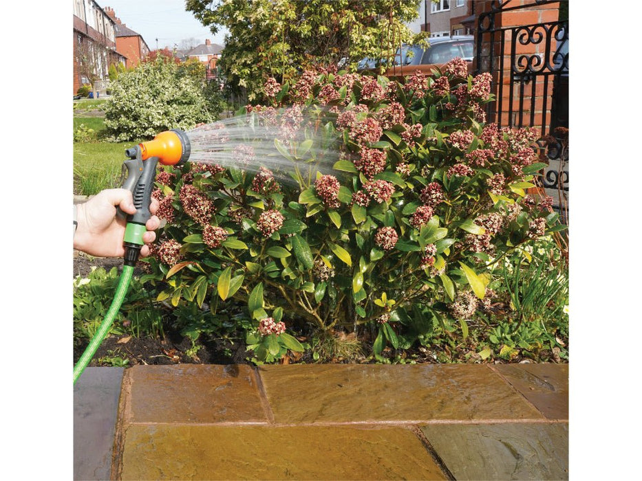 Garden Hose Orange Spray Gun Head with Fixing Kit_Hoses & Accessories