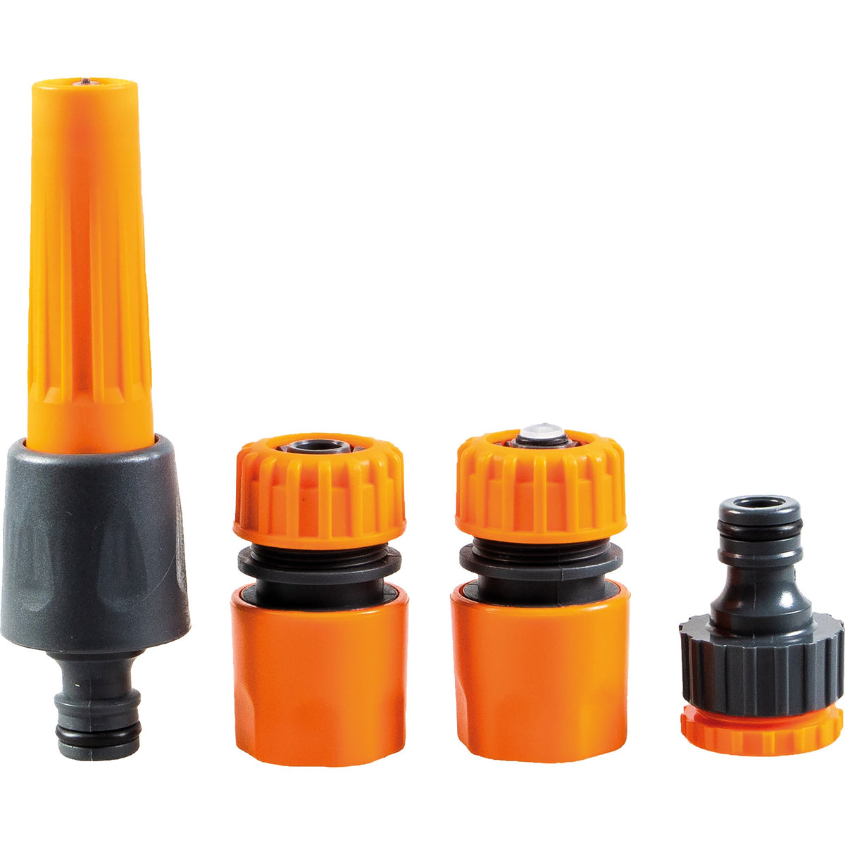 4 Piece Garden Hose Connector & Fitting Set_Hoses & Accessories