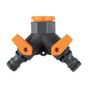 2 Way Garden Tap Adaptor - Hose Splitter_Hoses & Accessories