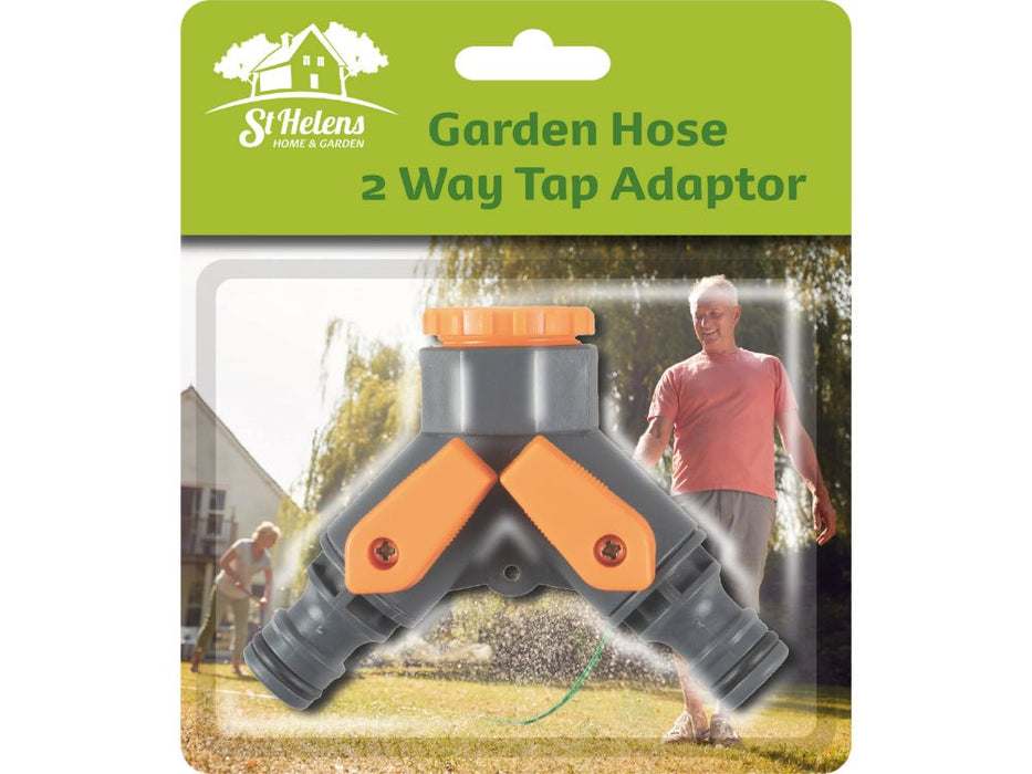 Garden Hose 2 Way Tap Adaptor_Hoses & Accessories