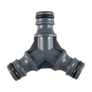 Garden Hose Y Connector - 2 Way Splitter_Hoses & Accessories