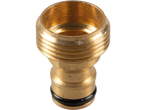Male Threaded Tap Adaptor in Brass_Hoses & Accessories