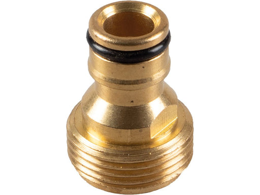 Male Threaded Tap Adaptor in Brass_Hoses & Accessories