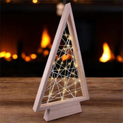Wooden Christmas Tree – Self-Assembly Festive Decoration for Home or Office_Indoor Christmas Decorations