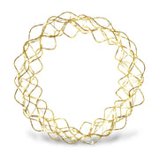 Xmas Haus LED Copper Gold Wreath – Indoor & Outdoor Christmas Decoration_Outdoor Christmas Decorations