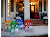 Xmas Haus Set of 4 Acrylic Outdoor/Indoor Snowmen Battery Operated With Timer and 8x4 LED's_Christmas Lights