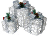 Xmas Haus Set of 3 LED Light Up Christmas Boxes Battery Operated With Timer and 60 LED's Outdoor/Indoor_Christmas Lights