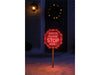 Xmas Haus Outdoor LED Christmas Santa Stop Here Sign with Timer and Battery operation_Christmas Lights