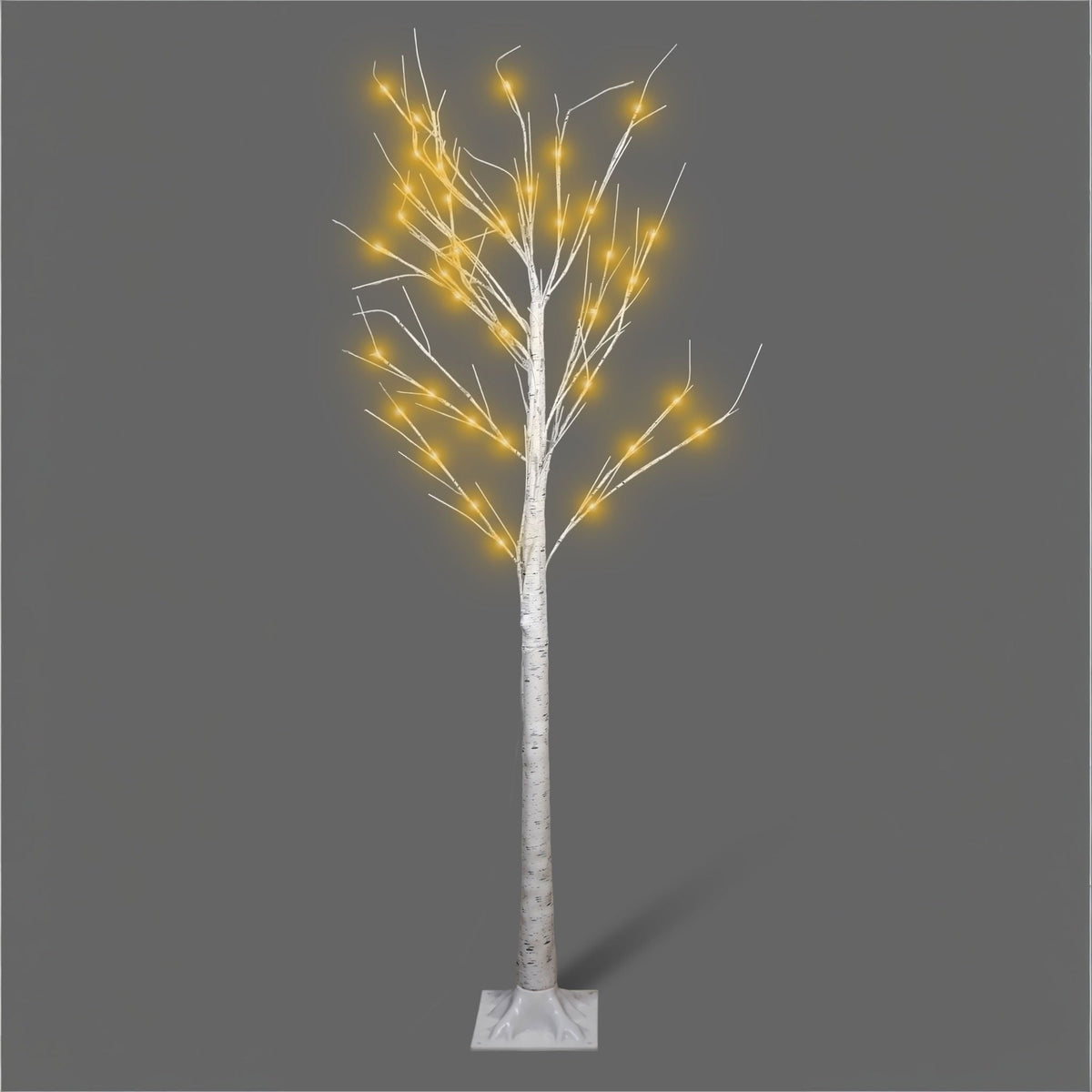 Indoor/Outdoor LED Birch Tree – Festive Illuminated Decoration for Home & Garden_Christmas Lights