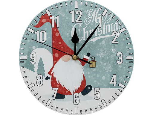 Xmas Haus Christmas Wall Clock (Indoor), Santa Gonk_Christmas Clock