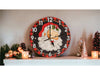 Xmas Haus Christmas Wall Clock (Indoor), Santa_Christmas Clock