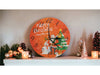 Xmas Haus Christmas Wall Clock (Indoor), Merry Santa & Snowman_Christmas Clock