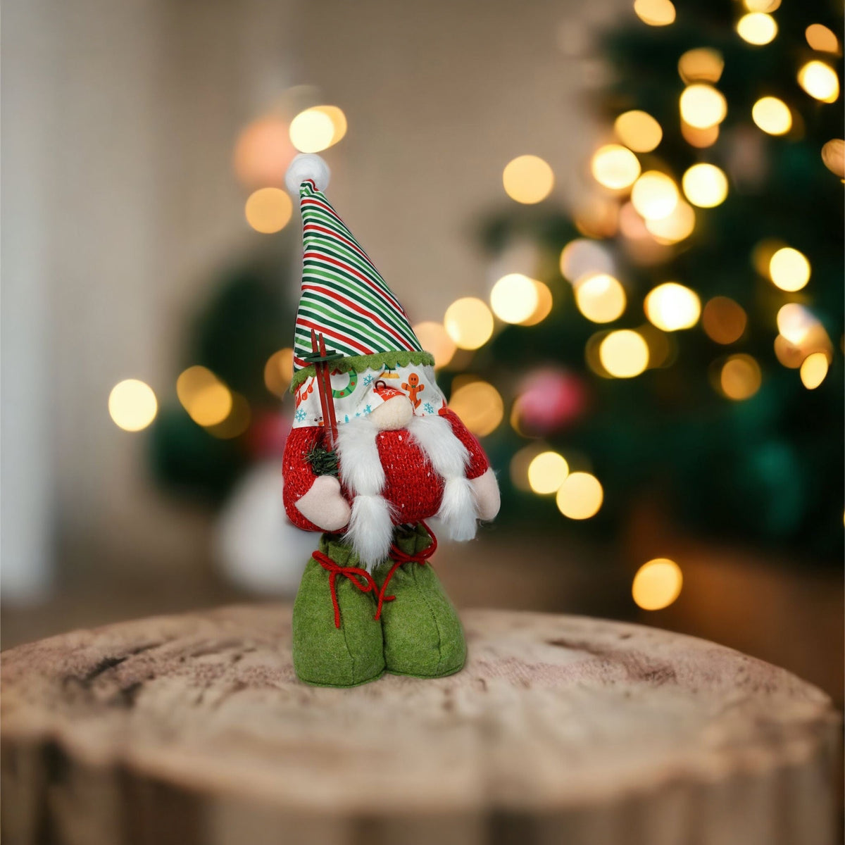 Xmas Haus Nordic Gonk Christmas Decoration – Extending Legs Festive Ornament_Indoor Christmas Decorations