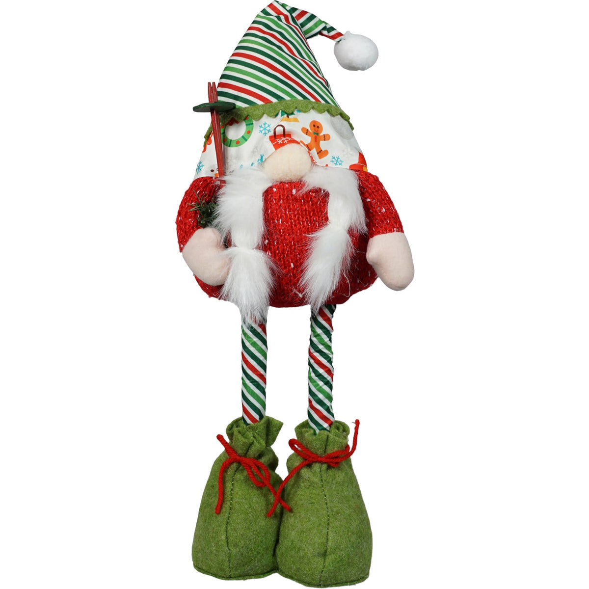 Xmas Haus Nordic Gonk Christmas Decoration – Extending Legs Festive Ornament_Indoor Christmas Decorations