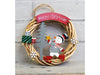 St Helens Snowman Battery Powered Wicker Christmas Wreath_Christmas Wreaths