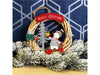 St Helens Snowman Battery Powered Wicker Christmas Wreath_Christmas Wreaths