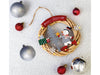 St Helens Snowman Battery Powered Wicker Christmas Wreath_Christmas Wreaths