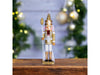 St Helens Glitter Nutcracker 40cm with Staff_Christmas