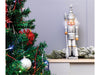St Helens Glitter Nutcracker 40cm with Staff_Christmas
