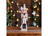 St Helens Glitter Nutcracker 40cm with Staff_Christmas