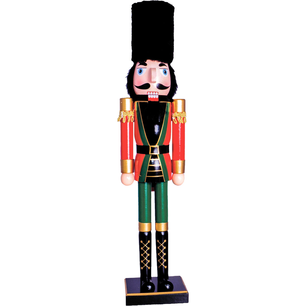 St Helens Classic Wooden Nutcracker Soldier 60cm – Available in 4 Colourways for Festive Décor_Christmas
