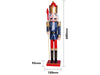 St Helens Classic Wooden Nutcracker Soldier 60cm - 4 Colourways_Christmas