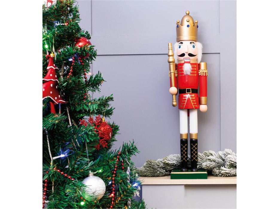 St Helens Classic Wooden Nutcracker Soldier 60cm - 4 Colourways_Christmas