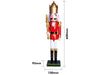 St Helens Classic Wooden Nutcracker Soldier 60cm - 4 Colourways_Christmas