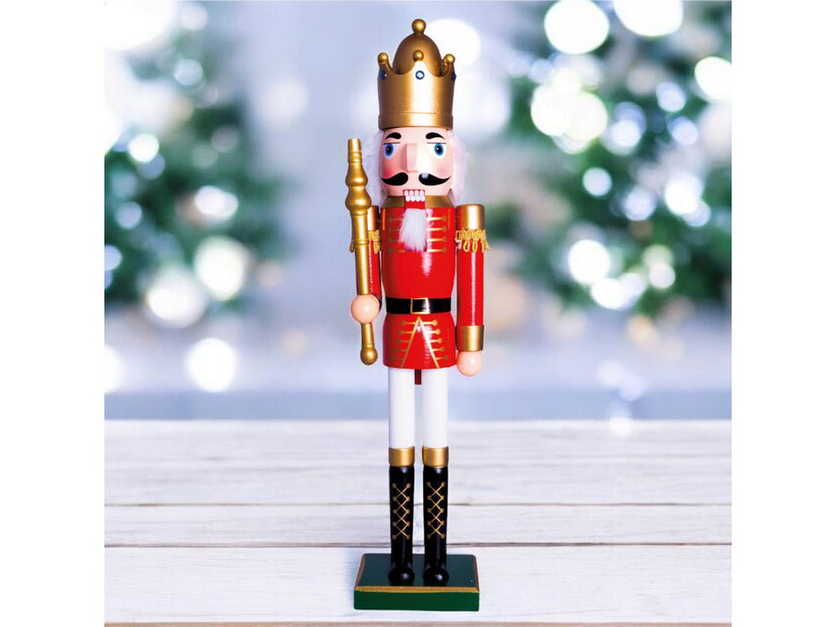 St Helens Classic Wooden Nutcracker Soldier 60cm - 4 Colourways_Christmas