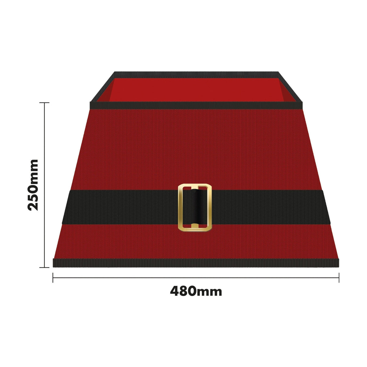 Christmas Tree Skirt – Santa’s Belt Design for Festive Holiday Decor_Christmas Tree Skirts