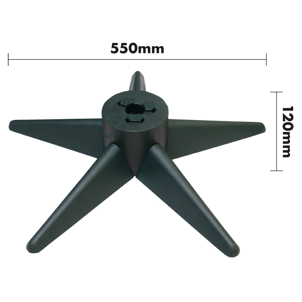 Artificial Christmas Tree Stand – 5 Legs with 3 Clamps for Stable Holiday Tree Setup_Christmas Tree Stands