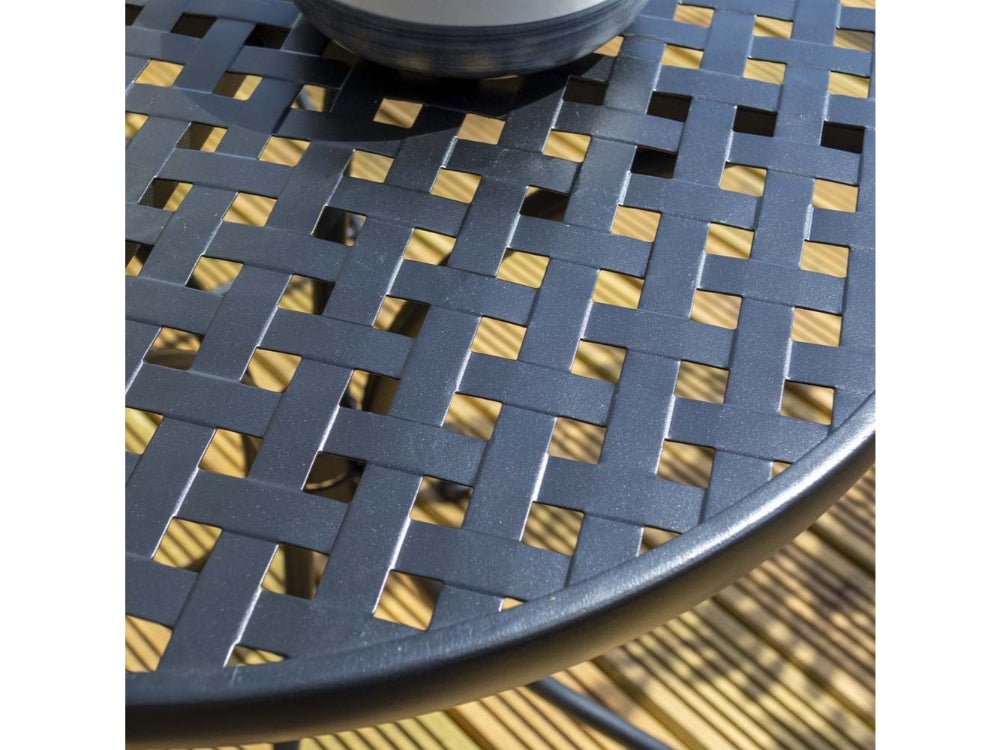 Stylish Havana Bistro 3 Piece Set in Black for Outdoor Dining_Garden Furniture